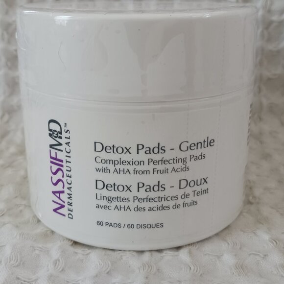 NassifMD Detox Pads 60 Count Gentle Brand New Sealed - Picture 2 of 6